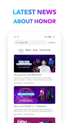 Honor Store android App screenshot 0